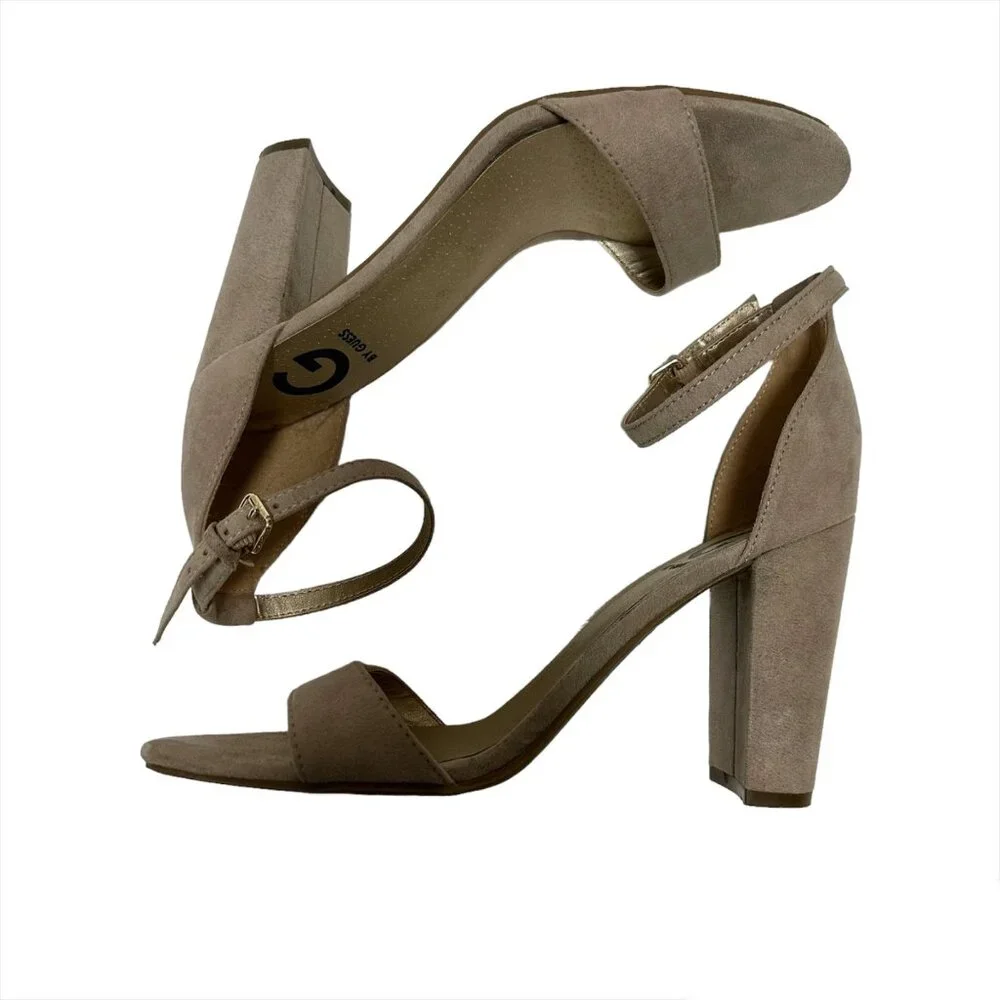 G by Guess Shantel Sandals‎ Taupe Women Size 8
